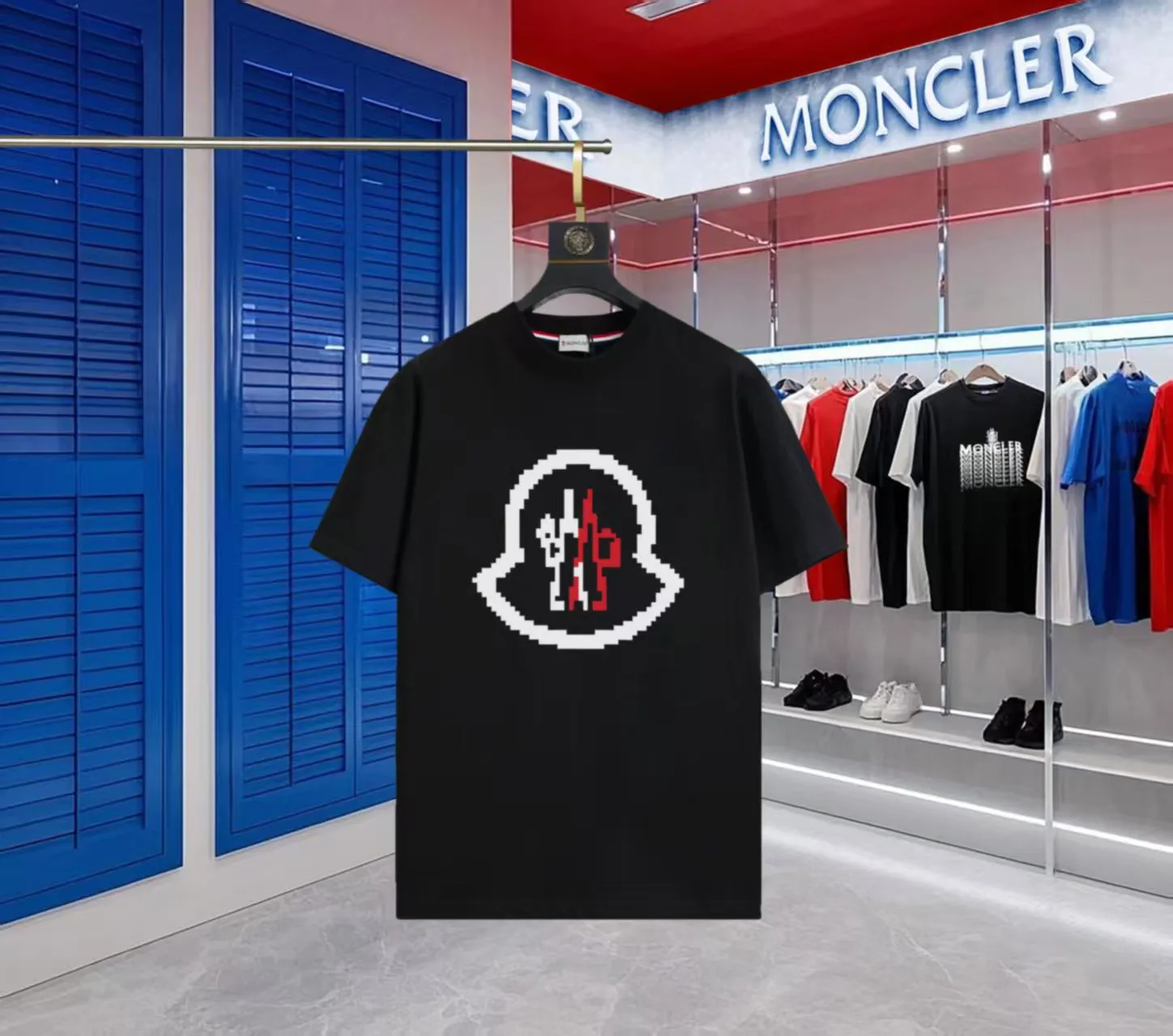 P80💰《Moncler~ 》2025New Arrival Quality T , Versatile Quality ！ ‼ 32 250G ‼ ， ， ， ， T 🤪 Sizes：S-M-L-XL-2XL ：Black，White， Same Style